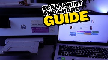 How To Scan To Computer With HP OFFICEJET PRO PRINTER, PRINT TWO SIDED , SAVE PDF AND SHARE TO EMAIL