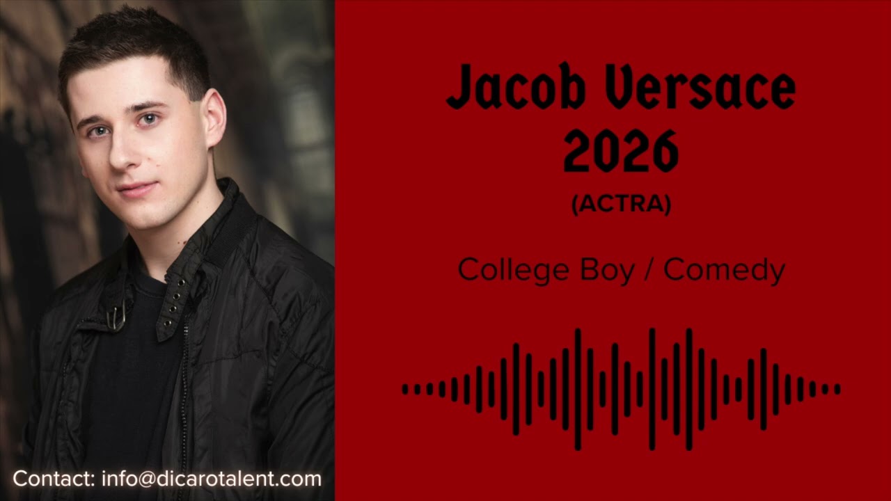 Jacob Versace - College Boy / Comedy Voice Demo 2026