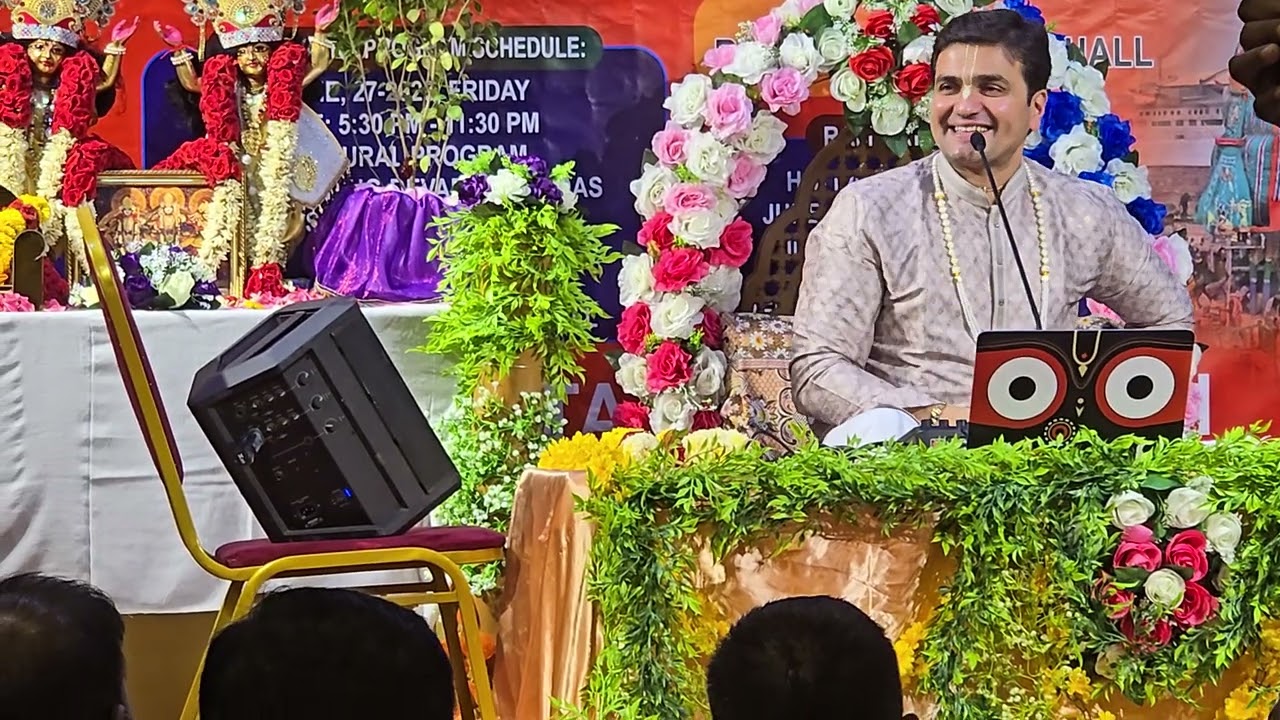 Ram katha with Lal Govind Das prabhu 🙏 