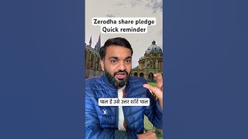 Share Pledge Kiya Hai? 7 Din Ke Andar Margin Shortfall Cover Karo! #sharepledge #zerodha