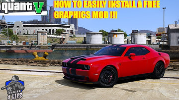 How To Install Free Graphics Mod | (QuantV) | #GTA5