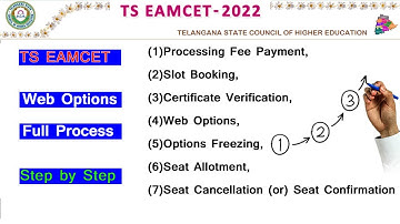 TS Eamcet Counselling Process 2022 | TS Eamcet Counselling Dates 2022 | TS Eamcet Web Options 2022
