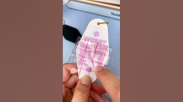 Colorful Shimmer on motel keychains #teckwrapcraft #keychain