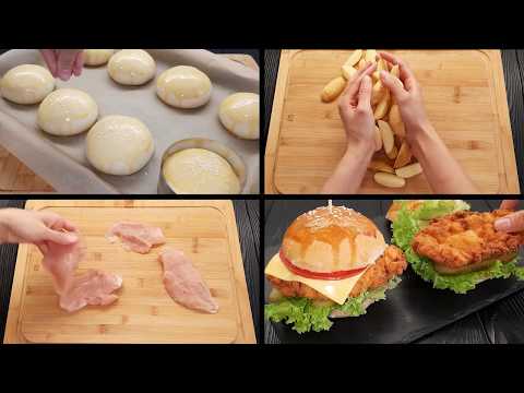 Video: Toyuq Burger - Bir Fotoşəkil Ilə Addım-addım Resept