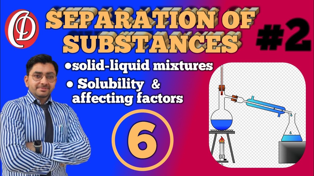 Separation of substances 02,(solid-liquid mixtures, Solubility),class 6