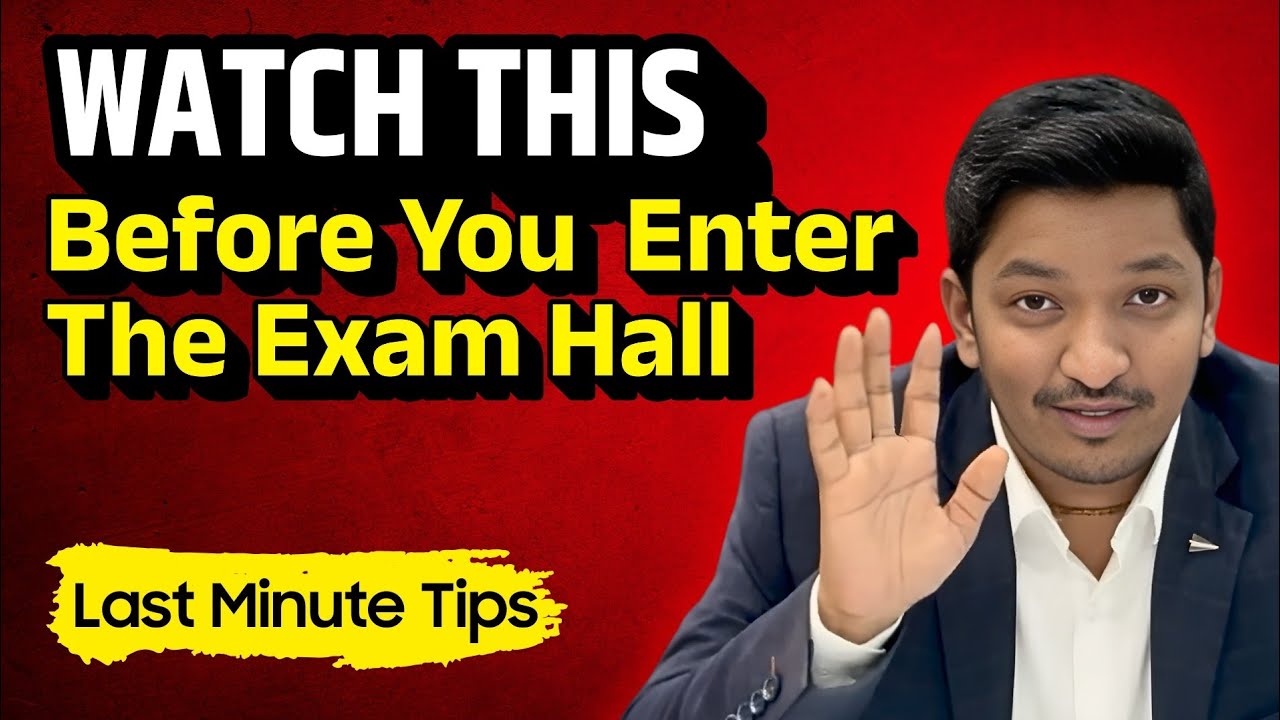 Last Minute Tips For SSC Board Exam | MUST WATCH | Exam Hall Hacks ...