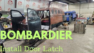 HOW TO INSTALL OLD DOOR LATCH | BOMBARDIER