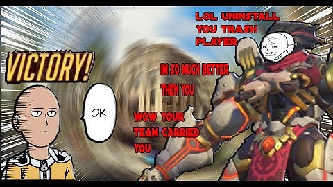 (overwatch 2) toxic player gets destroyed and leaves match