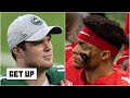Sam Darnold or Justin Fields as the Jets' QB next season? | Get Up