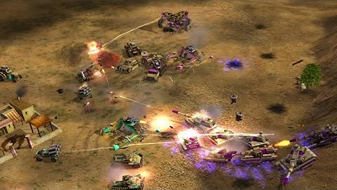 USA vs Brutal Army - 4vs4 (Twilight Flame) | Command and Conquer: Generals