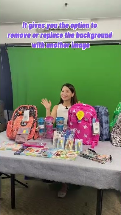 Use green screen as a background in live stream