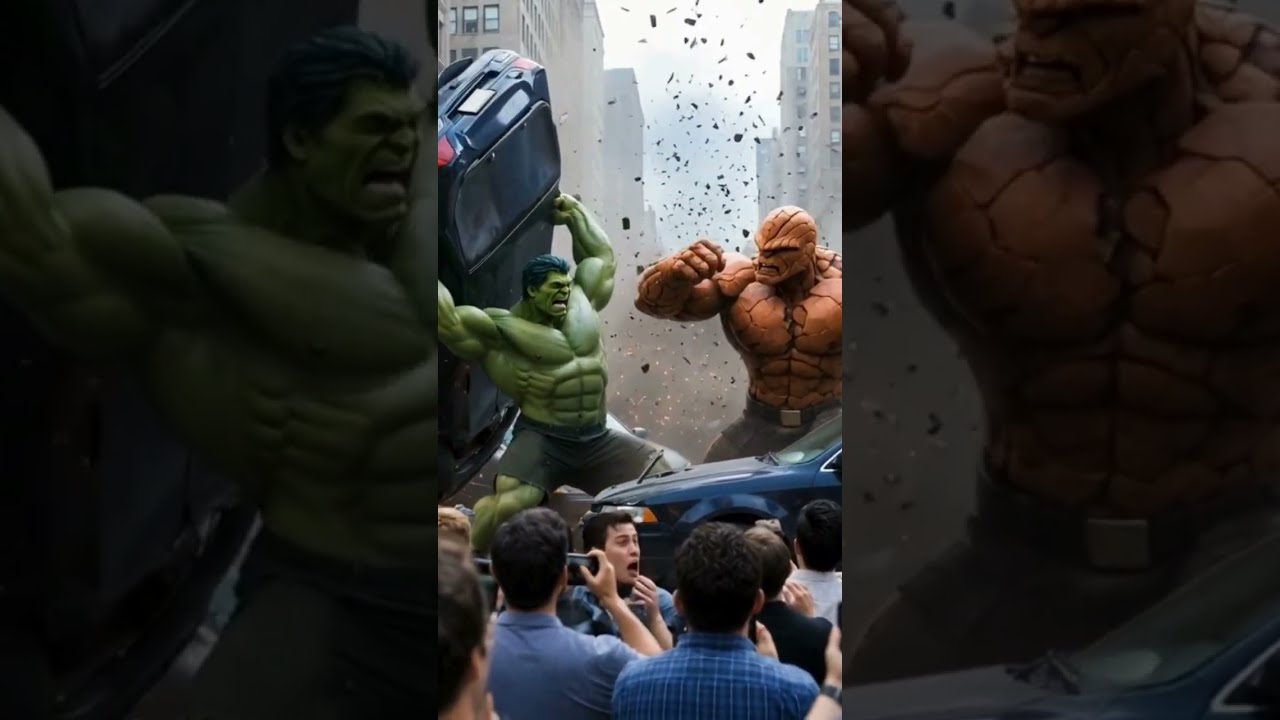 HULK vs THE THING Ben Grimm  The Most Brutal Strength Battle - La Pelea Más Brutal de Fuerza Pura