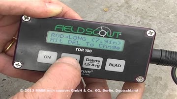 Fieldscout TDR-100 operation - by MMM tech support