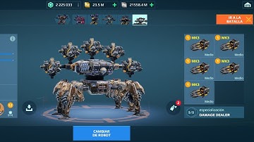 RAVAGER 5x Ardent Yeoje Specialization Damage Dealer drone Solar | War Robots Gameplay WR