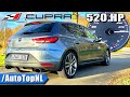 Seat Leon Cupra 520HP *BIG TURBO* 300km/h AUTOBAHN POV Acceleration & Sound by AutoTopNL