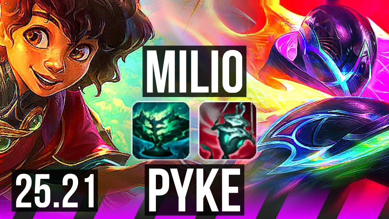 MILIO & Jinx vs PYKE & Varus (SUP) | EUW Diamond | 25.21