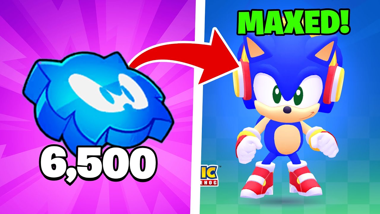 I COMPLETELY MAXED The NEW Sonic Update In Squad Busters
