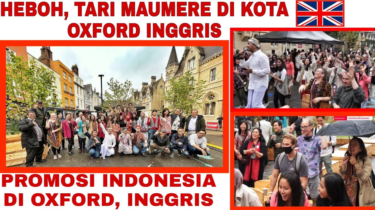 Flash Mob Nari Maumere di Luar Negeri (London Inggris) | Komunitas Orang Indonesia di Inggris