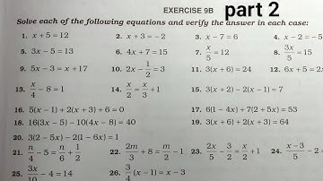 RS Aggarwal math class 6 exercise 9B ।। Class 6 exercise 9B rs Aggarwal math । algebraic expression