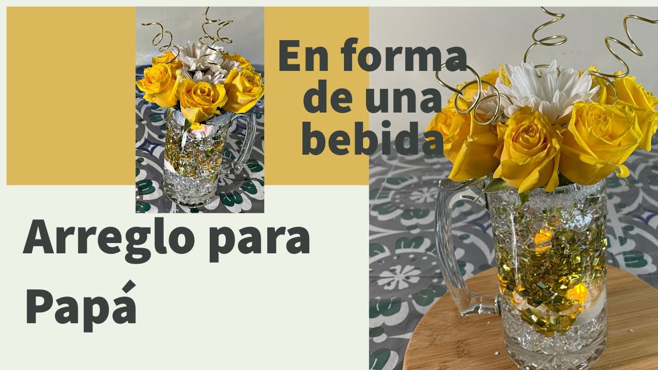 Arreglo floral para graduación ?‍? muy sencillo, fácil y barato - YouTube