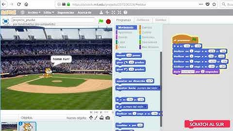 Comparte un proyecto en la comunidad de Scratch