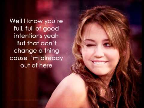 Miley Cyrus - See You in Another Life (lyrics)