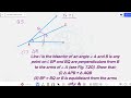 Line l is the bisector of an angle ∠ A and B is anypoint on l. #scholarclasses #learnatscholar