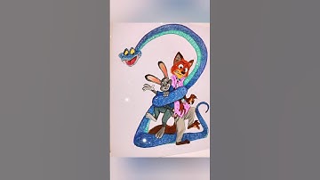 (PART 2)#zootopia2 #zootopia #cartoon#animation#drawing #creativity#rendering#disney#art #painting