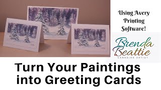 Make Your Own Greeting Cards Using Avery Online Software