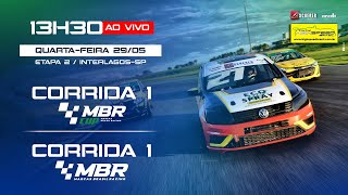 🔴 MARCAS BRASIL RACING + MBR CUP | Corrida 1 | 2ª Etapa 2024 | Interlagos (SP) | Ao Vivo