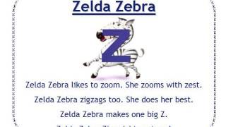 Alphafriends: Zelda Zebra
