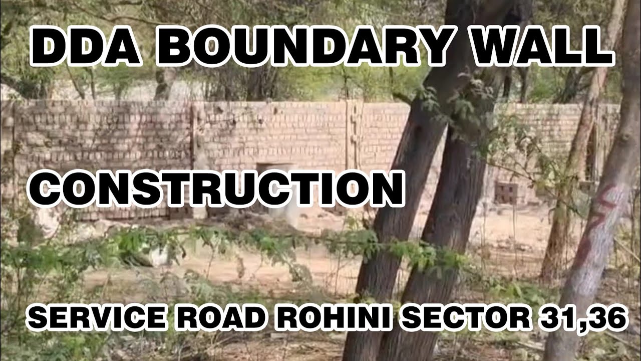 DDA Rohini New sector 36 37 bhagwan mahaveer service Road Delhi metro phase IV rithala narela metro 