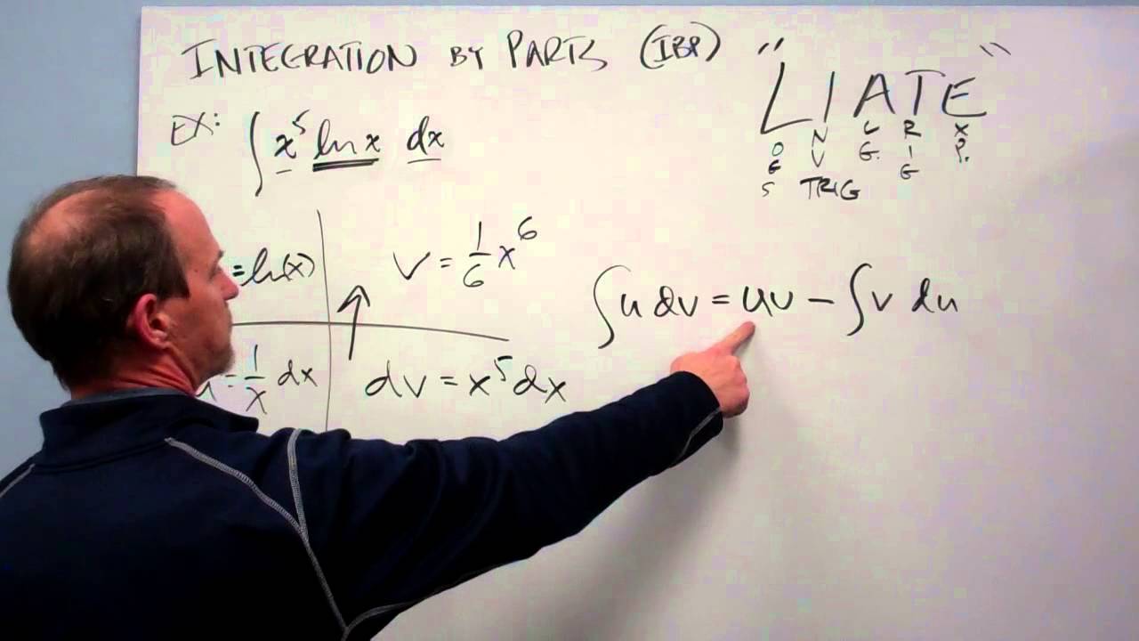 Integration by Parts Easy Example w. "LIATE" YouTube