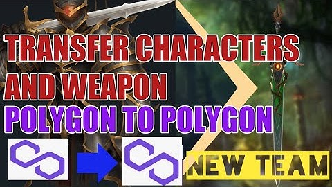 TRANSFER CHARACTERS FROM POLYGON TO POLYGON CRYPTOBLADES (full video)