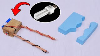 Turn an Old Light Bulb into a Foam Cutter! Easy DIY Project