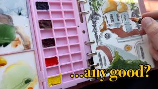 Lightwish Travel Watercolour Set: Unbox & Urban Sketch