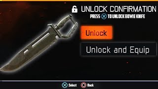 How to GET the BOWIE KNIFE & 6 ATTACHMENTS on SECONDARY WEAPONS on Black Ops 3! (BO3 Glitch 2020)