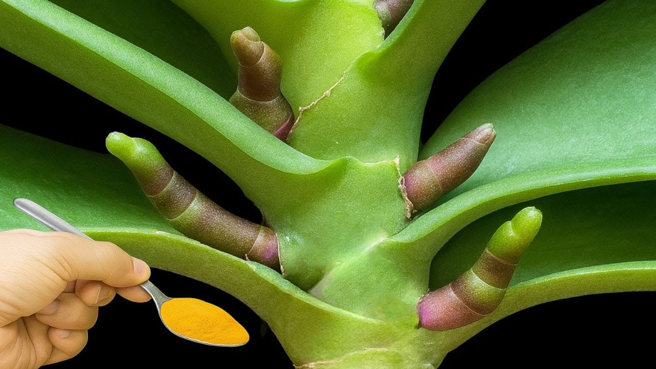 🌸1 Spoon a Week! Suddenly Your Orchid Is Producing New Roots and Flowers All Year Round