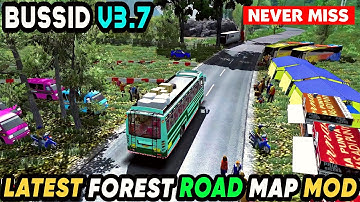 LATEST FOREST ROAD MAP MOD For Bus Simulator Indonesia || Bussid V3.7.1 || Offroad Gamers ||