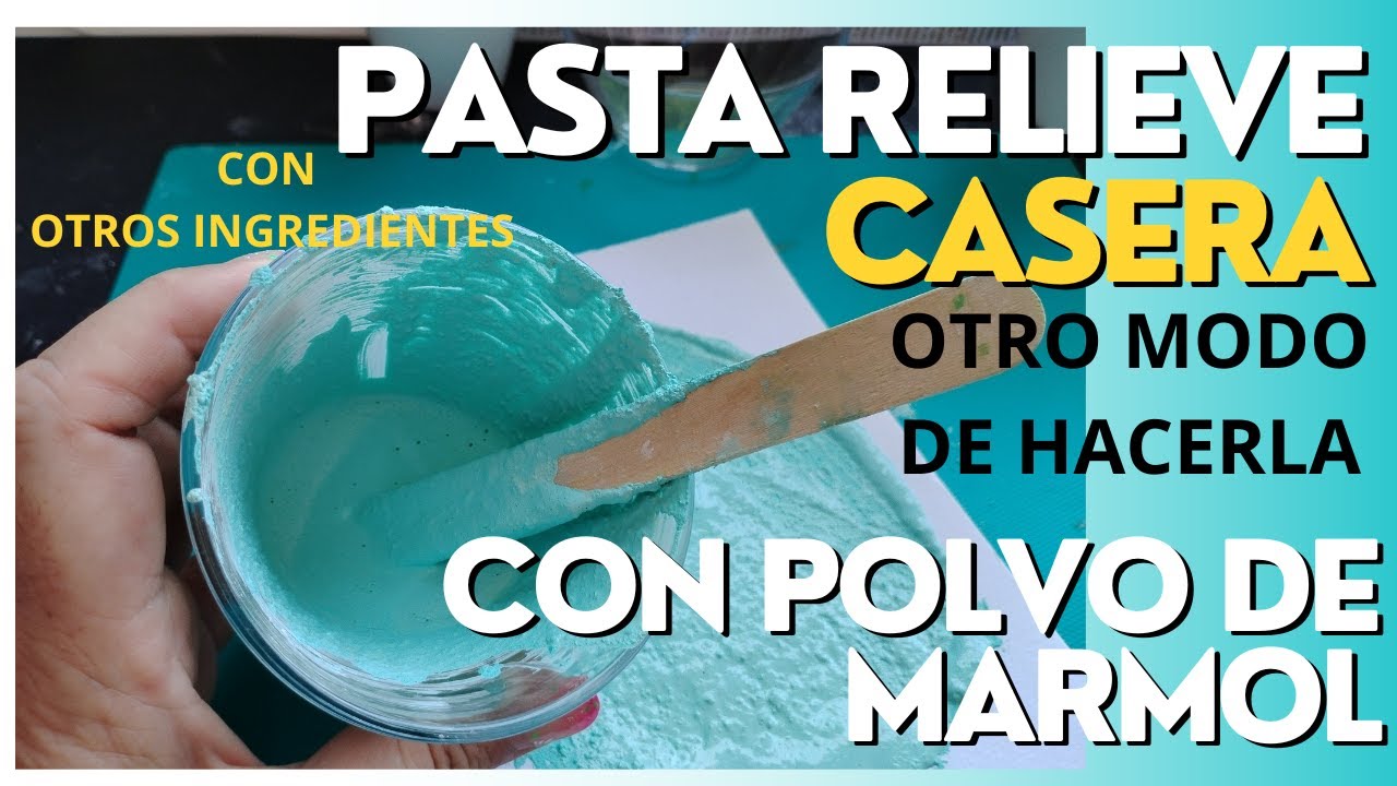 DIY PASTA DE RELIEVE PARA MANUALIDADES Y BELENES 