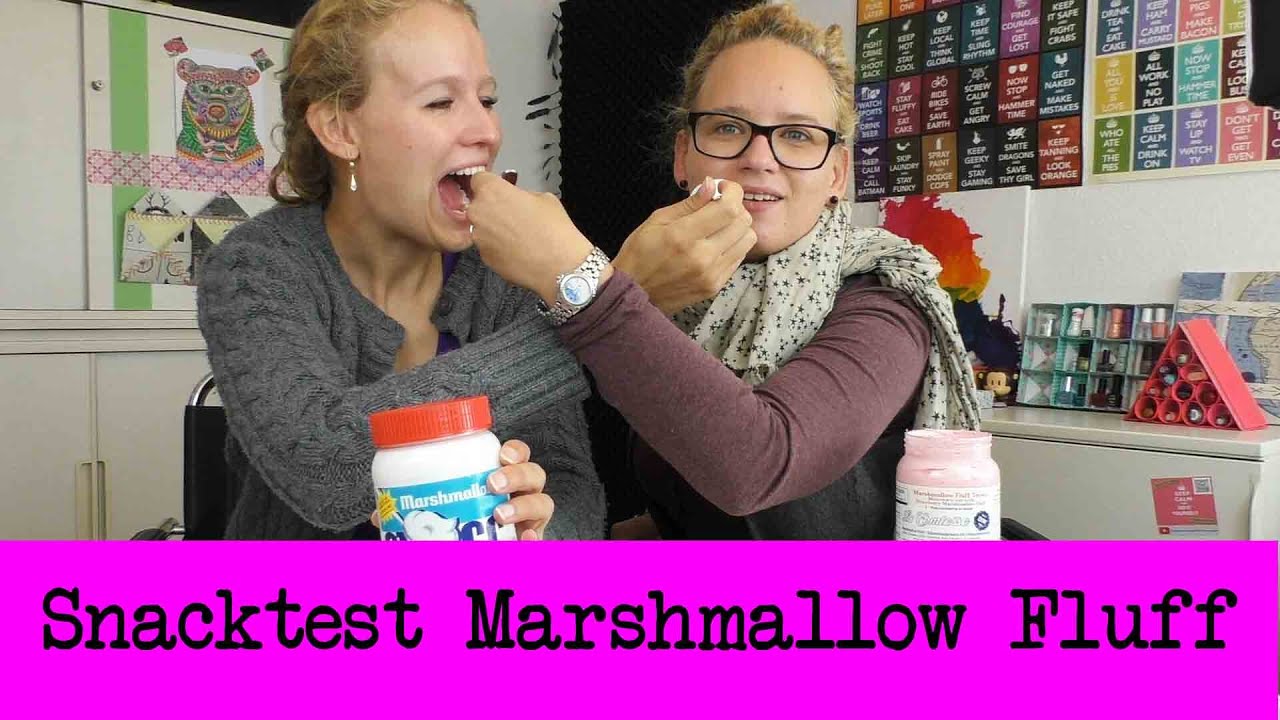 DIY Inspiration Snacktest:  Marshmallow Fluff | Brotaufstrich aus den USA | Ist das Lecker?! - YouTube