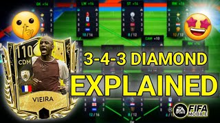 3-4-3 DIAMONDthe Best Formation in The Market ?? H2H Review | Fifa mobile23