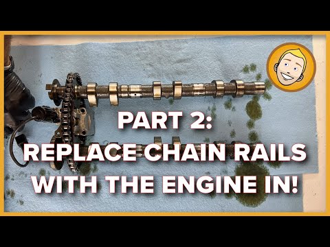 Porsche CAM TIMING CHAIN GUIDE RAIL Replacement/Install – Day 2 – Bank 2 (Condensed Version)