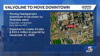 Valvoline plans to move global headquarters to downtown Cincinnati