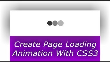 Create Page Loading Animation With Pure CSS3 - FL Developers