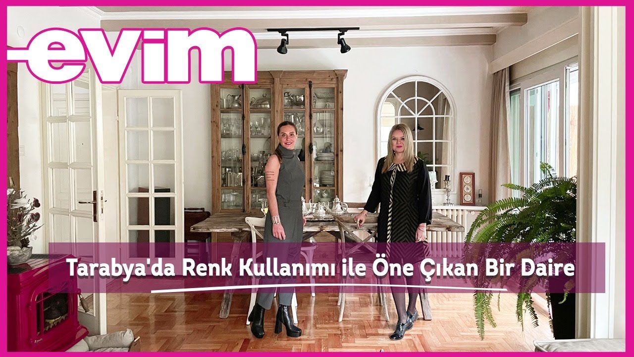 Tarabya'da Renk Kullanımı ile Öne Çıkan Bir Daire | Evim ile Ev Turu