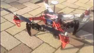 Quadcopter Walking on the Ground