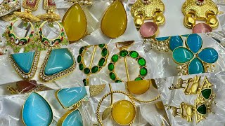 Jaipur Jewellery Wholesale Market| Golden Matte Brass Jewelry Manufacture #jewellery