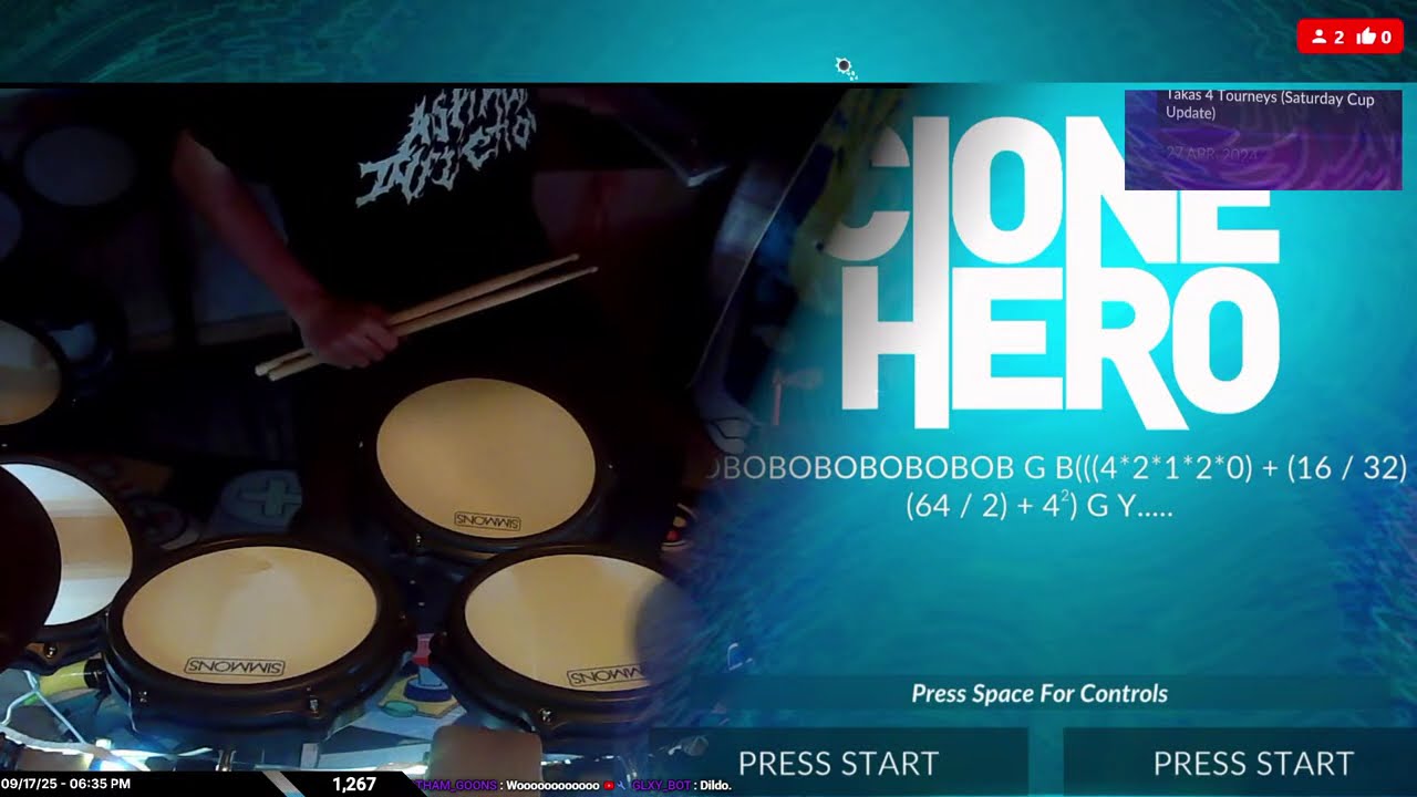 🔴 LIVE: DRUM TIME!! Clone Hero Song requests n stuff like that!¦ 