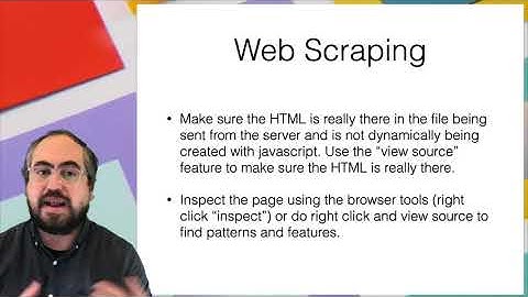 Programming for Cultural Heritage - Web Scraping